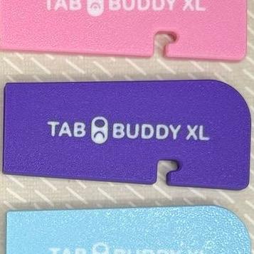 Tab Buddy XL Colors- Food can tab opener help for long nails, sore hands; assistive veggie, soup, cat, dog food magnet tech gadget arthritis