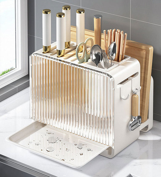 Multifunctional Wall Mounted Kitchen Utensil Holder