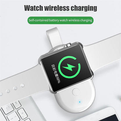 Portable and convenient magnetic watch wireless charger for 1-7th generation and Se watches, black