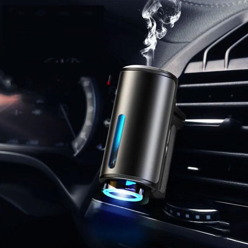 Smart Car Air Freshener With Three Adjustable,Portable Waterless Car Diffuser Air Freshener Car Aromatherapy Diffuser, 3*10ML Natural Perfume