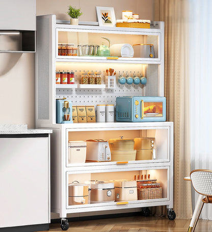 Metal Kitchen Pantry Storage Cabinet