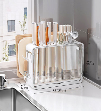 Multifunctional Wall Mounted Kitchen Utensil Holder