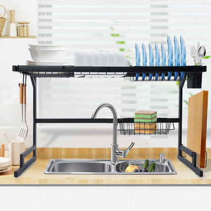 Multi Functional Dish Rack Kitchen Sink Drain Rack