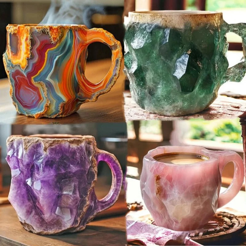 Mimic Mineral Crystal Coffee Cup