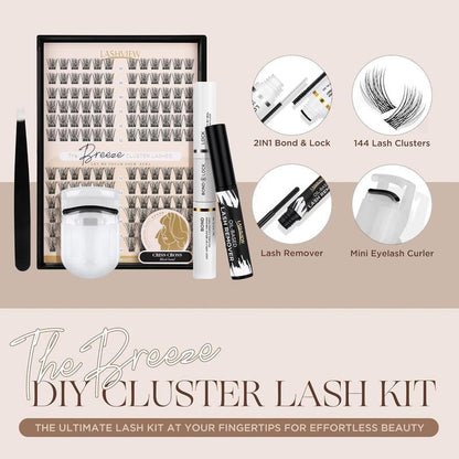 LASHVIEW DIY Cluster Lashes Kit with lash bond SEAL