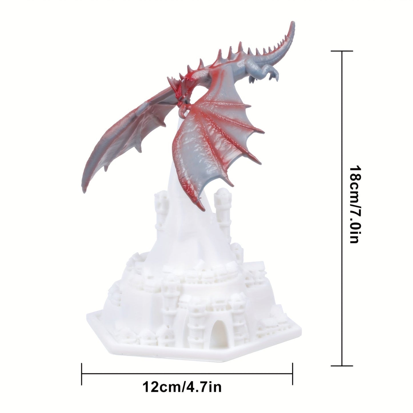 Rechargeable Anime Dragon Lamp: Bedroom Decor with Rotating Fire Spray & Ambient Night Light