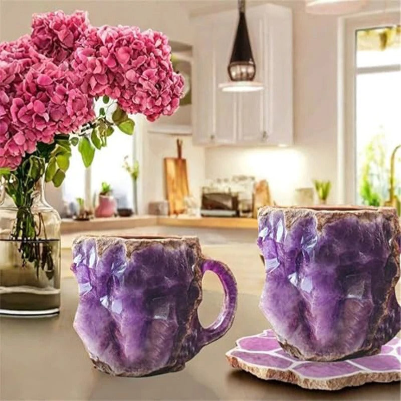 Mimic Mineral Crystal Coffee Cup