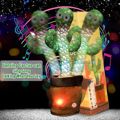 Talking Cactus Toys for Dog,Dancing Cactus Mimicking Pet Repeat What You Say,Gift for Dogs and Cats