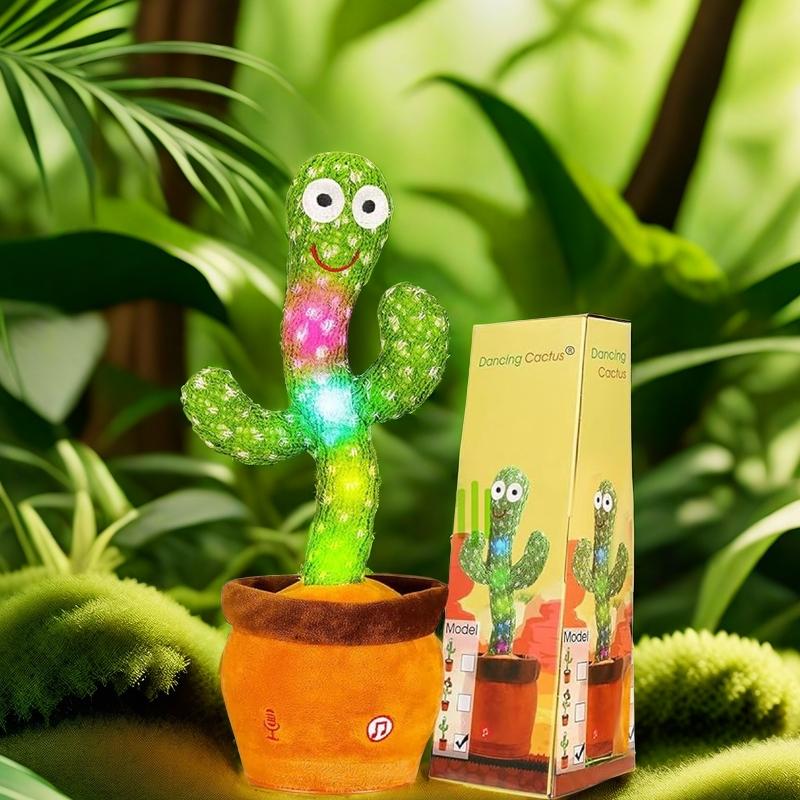 Talking Cactus Toys for Dog,Dancing Cactus Mimicking Pet Repeat What You Say,Gift for Dogs and Cats