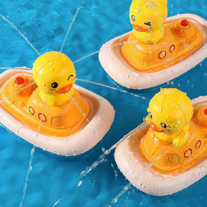 New electric duck spray bath toy