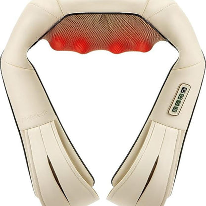 Neck Shoulder Back Massager with Heat - Shiatsu Massager Adjustable Relaxing Gift Comfort sonrei growthfactorsunscreen