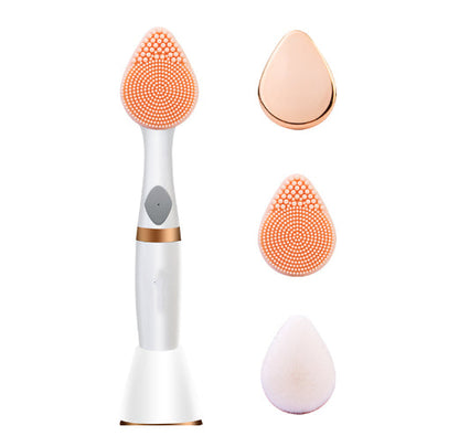 Three-in-one multifunctional face wash brush