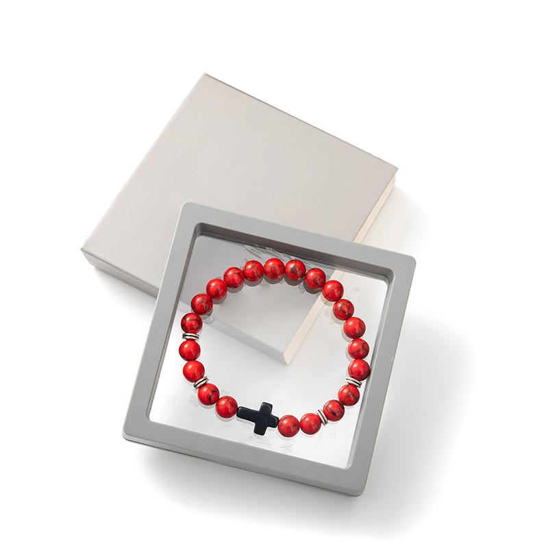 [US] 1pcs Cross Bracelets With A Box