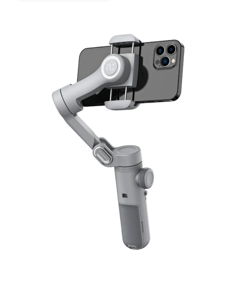 Smart X Pro 3-Axis Foldable Handheld Gimbal Stabilizer with Wireless Charging and Remote Controlled Bluetooth Capabilities