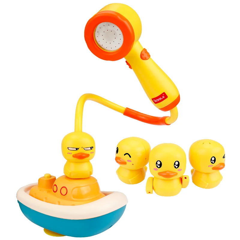 New electric duck spray bath toy