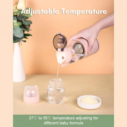 Portable Electric Baby Water Warmer for Formula Milk 300ML USB Charge Precise Temperature Control Car Travel Baby Bottle Warmer