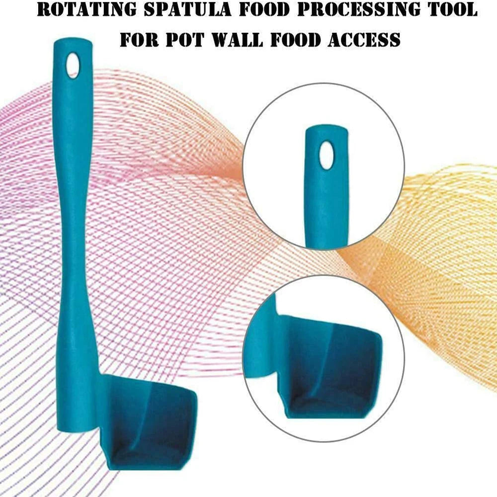 Rotating Spatula Scraper for Kitchen Thermomix TM5/TM6/TM31 Removing Portioning Food Multi-function Rotary Mixing Drums Spatula