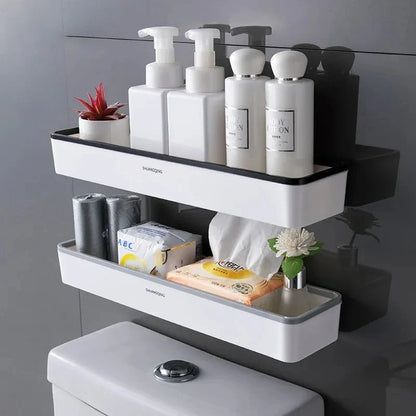 Toilet Rack White Shelf Organizer