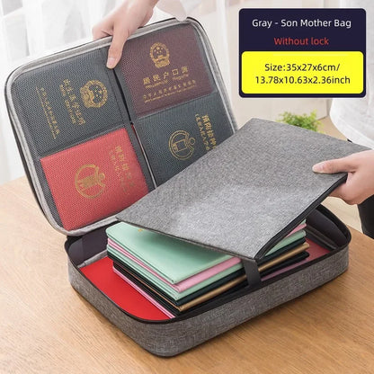 Portable Office Document Storage Bag