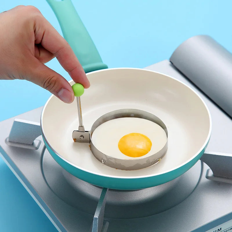 Stainless Steel 5Style Fried Egg Pancake Shaper Omelette Mold Mould Frying Egg Cooking Tools Kitchen Accessories Gadget Rings