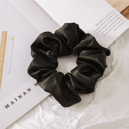 OQ Hair 1 Pcs Sily Satin Hair Tie For Women Girls Hair Elastic Bands Ponytail Holder Soft Hair Scrunchines Accessories