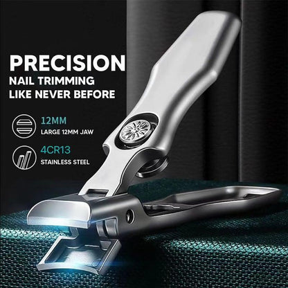 Ultra Wide Jaw Opening Nail Clipper, Ultra Sharp Stainless Steel Nail Clippers, Toenail Clippers for Thick Nails, Cutter for Ingrown Manicure, Pedicure, Men & Women