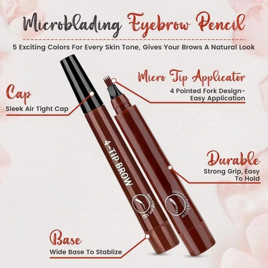 Revolutionary Magic Eyebrow Pencil-  Waterproof four-pronged natural eyebrow pencil with rave reviews