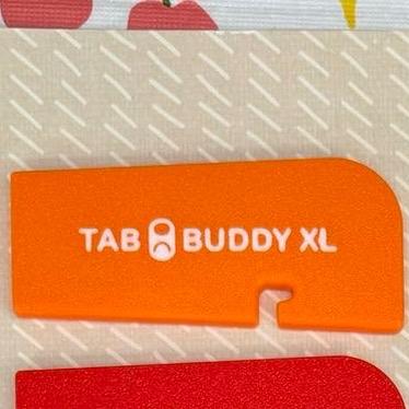 Tab Buddy XL Colors- Food can tab opener help for long nails, sore hands; assistive veggie, soup, cat, dog food magnet tech gadget arthritis