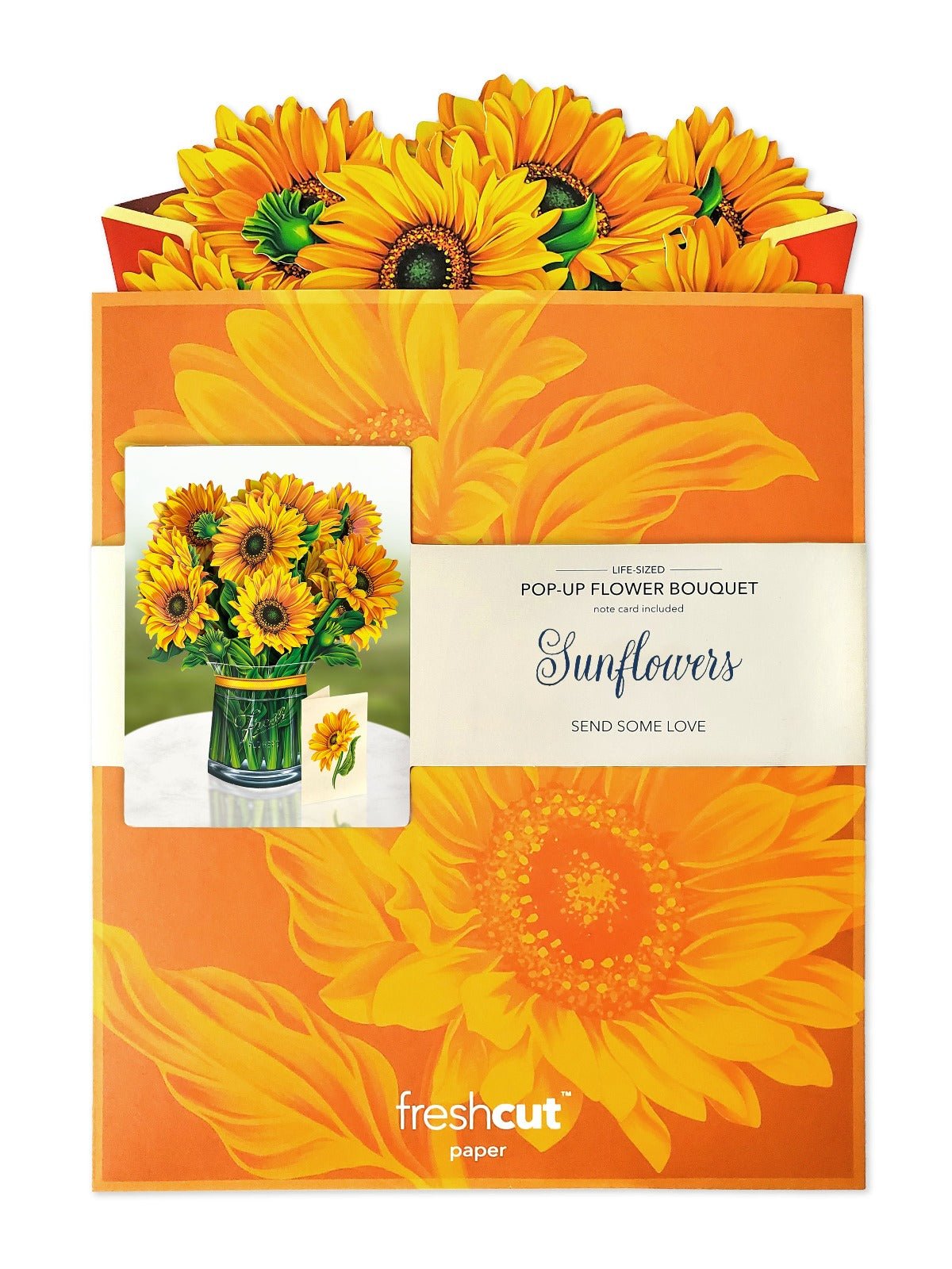 Sunflowers in Clear Vase